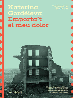 cover image of Emporta't el meu dolor